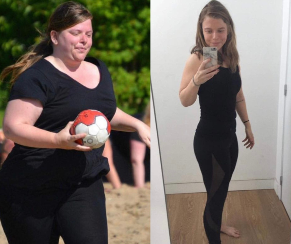 Karen voor en na: -43 kg
