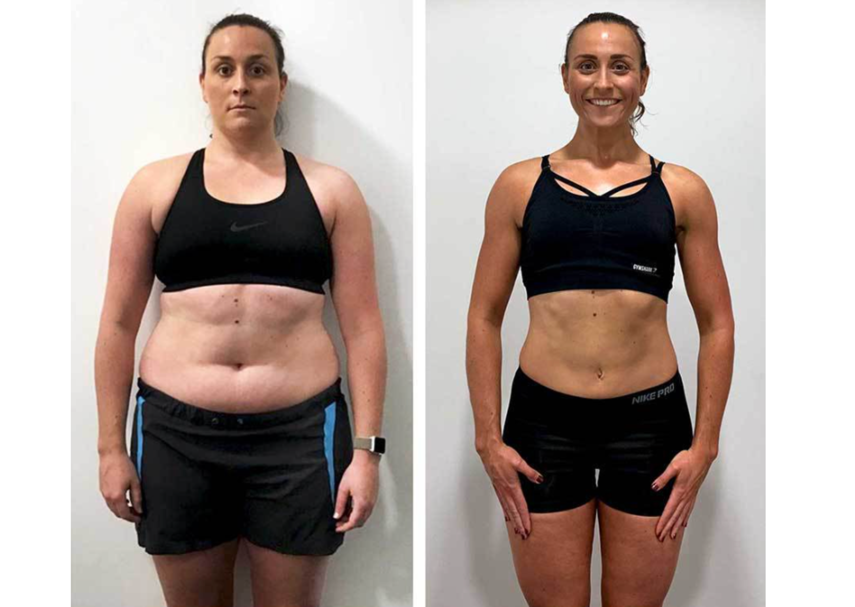 Amber voor en na: -12 minuten op 10 km